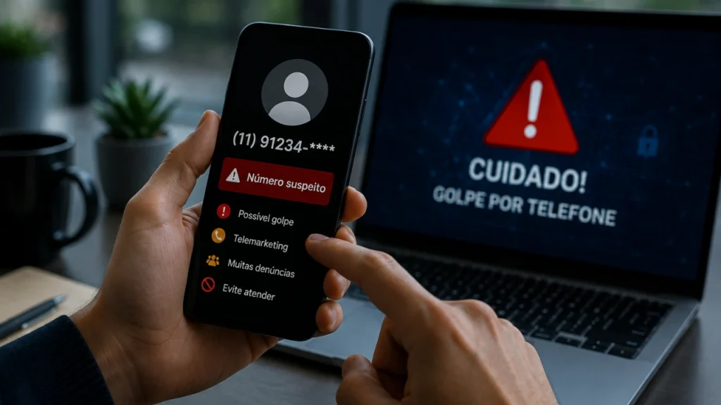 Imagem ilustrativa 3 em alusão a pauta Consultar número de telefone: identificar ligações desconhecidas e evitar golpes