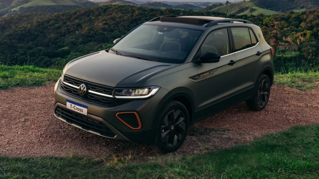Foto de capa do carro Volkswagen T-Cross em alusão a pauta TOP 5 carros que mais se valorizaram no Brasil