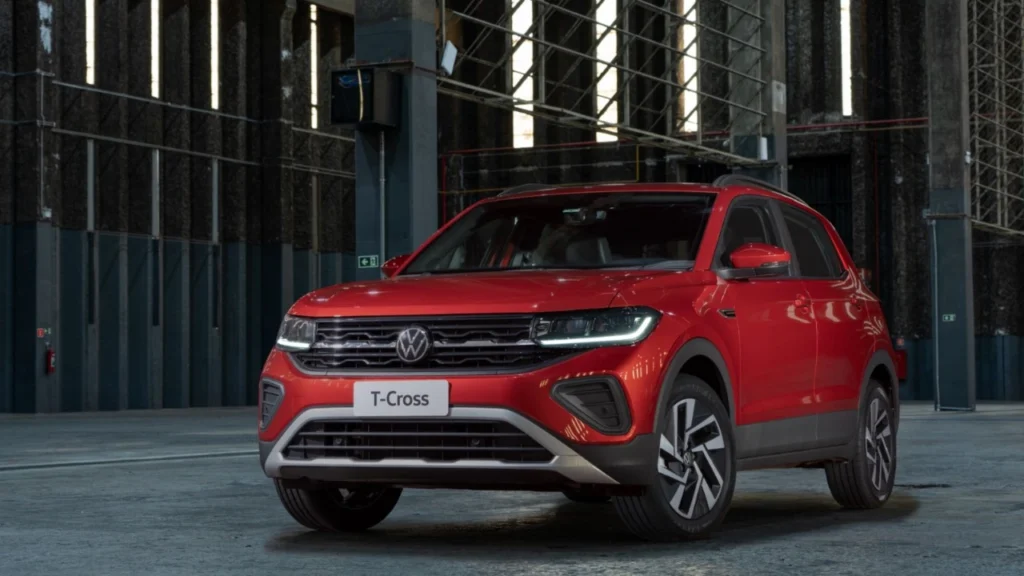 Foto de capa do carro Volkswagen T-Cross em alusão a pauta TOP 5 carros que mais se valorizaram no Brasil