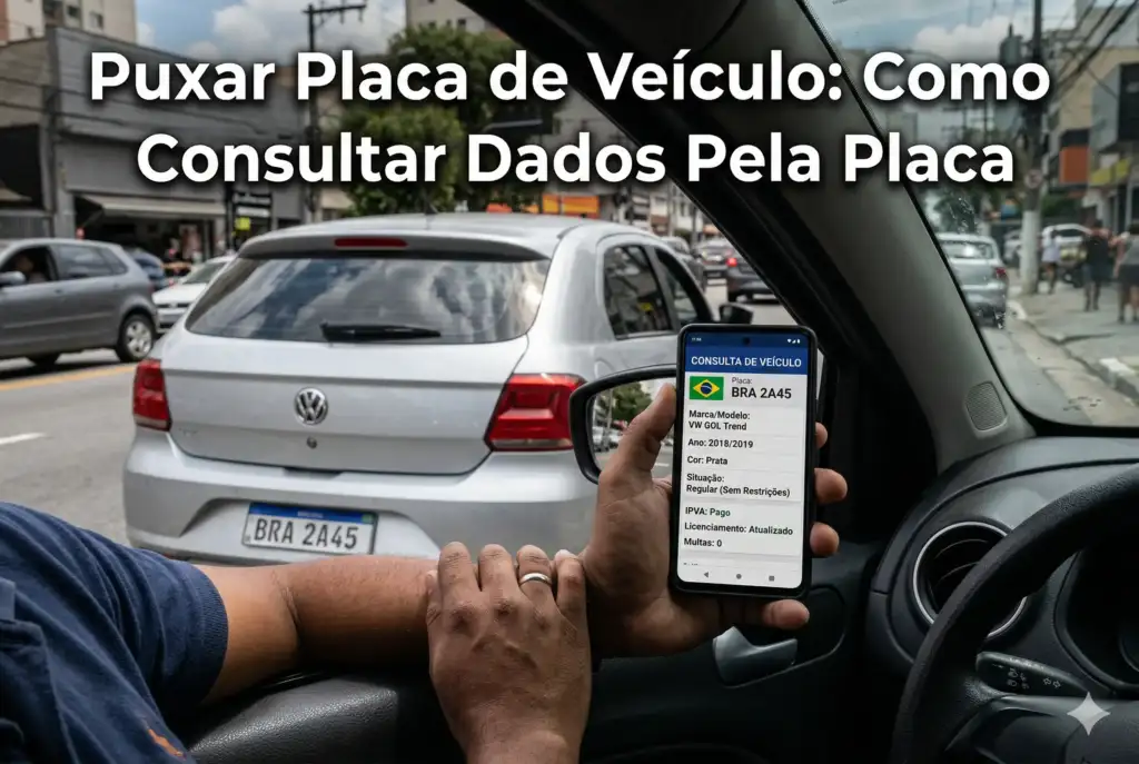 Puxar Placa Veiculo Como Consultar dados pela Placa