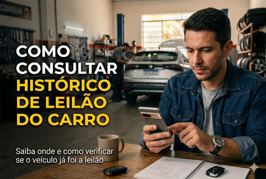 consultar histórico de leilão do carro