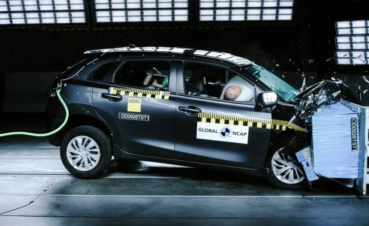 teste colisão Toyota Starlet Global NCAP