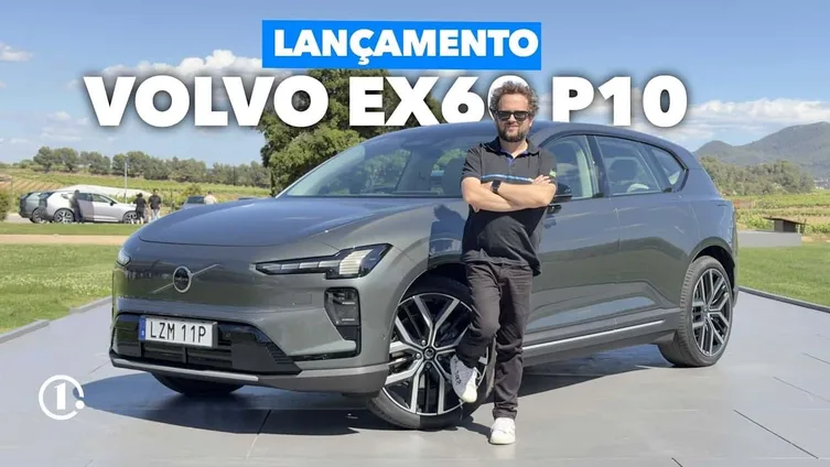 Volvo EX60 elétrico SUV design exterior