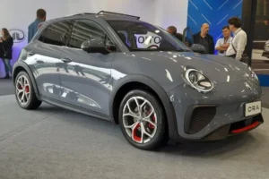 GWM inclui o modelo elétrico ORA 03 BEV58 no programa Move Brasil com preço fixado em 150 mil reais para motoristas de aplicativos e profissionais do transporte em todo o território nacional brasileiro