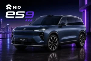 Novo SUV Nio ES9 inicia vendas na China com 5,4 metros de comprimento, sistema de direção steer-by-wire e potência de 697 cavalos pelo preço inicial de 57.470 dólares com modelo de assinatura de bateria