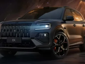 O SUV elétrico Zeekr 8X registra 6.103 unidades vendidas em maio de 2026 e assume a liderança do seu segmento de mercado após o lançamento oficial ocorrido no mês anterior em abril de 2026