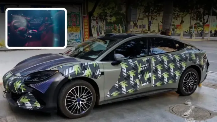 BYD FCB Formula S sedan camouflage testing