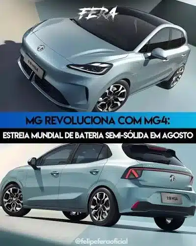 MG4 elétrico carro design moderno estúdio