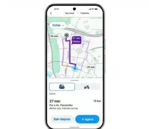 Waze libera modo de navegação para motociclistas no Brasil com alertas específicos de buracos e lombadas além de integração com inteligência artificial para facilitar o relato de ocorrências no trânsito