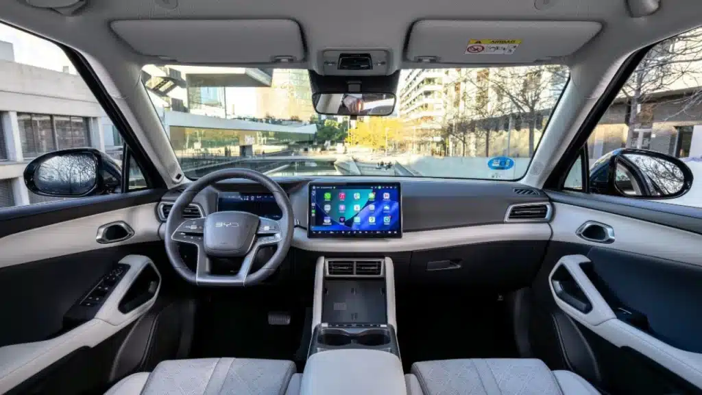 Imagem do carro BYD Atto 2, novo lançamento - parte interna