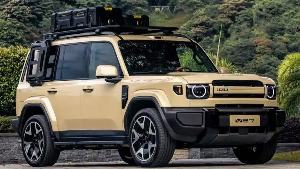 Foto do carro da iCaur V27, da marca Chery