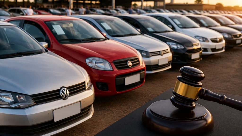 Gol, Fiesta e Onix: veja os 10 carros que mais aparecem em leilões