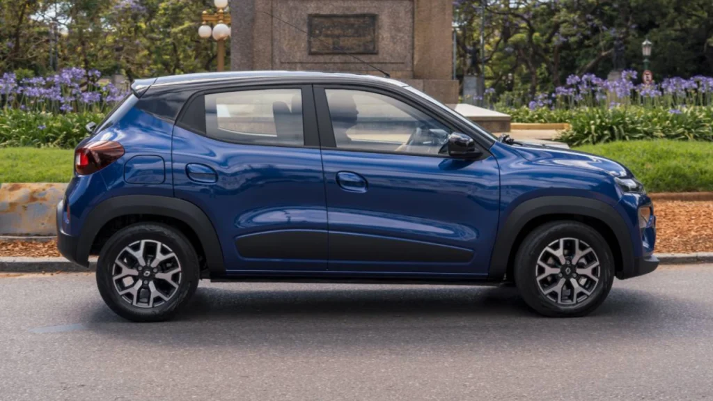 Foto carro Renault Kwid na cor azul marinho