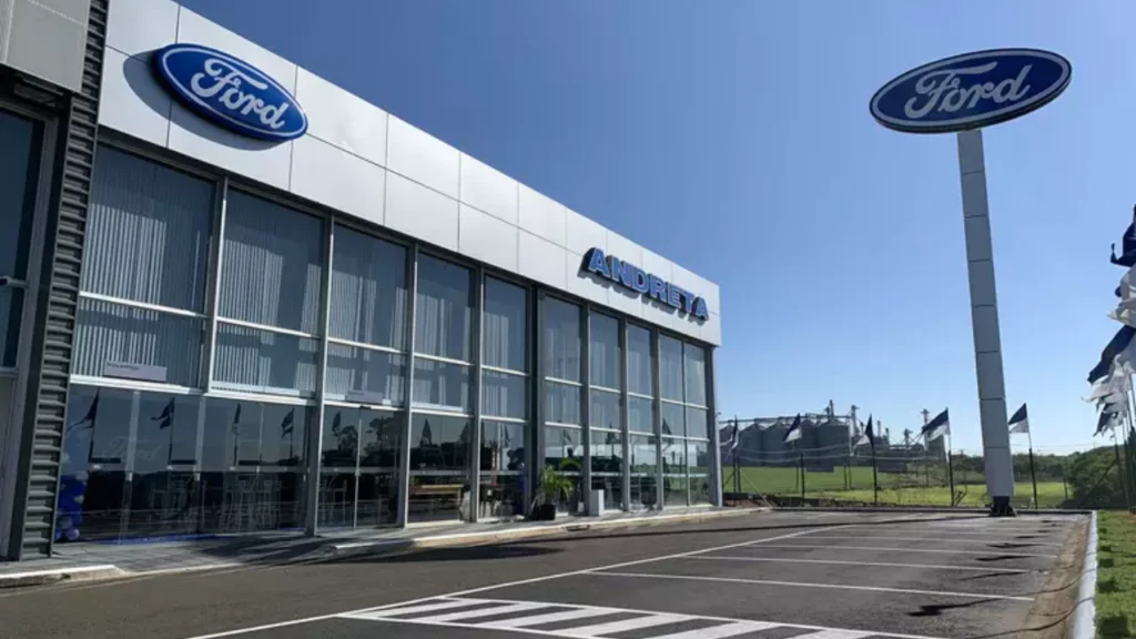 Imagem da fachada da Ford