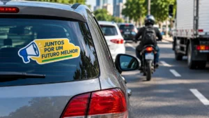 Adesivos eleitorais: quais veículos podem receber nas Eleições 2026?