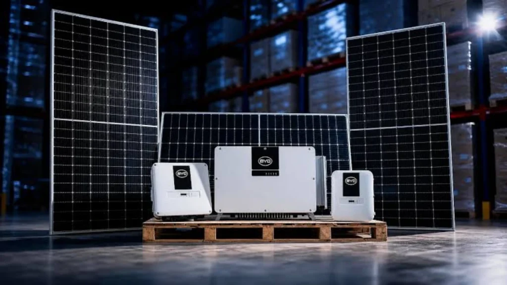BYD amplia atuação no Brasil e leva energia solar para 233 concessionárias