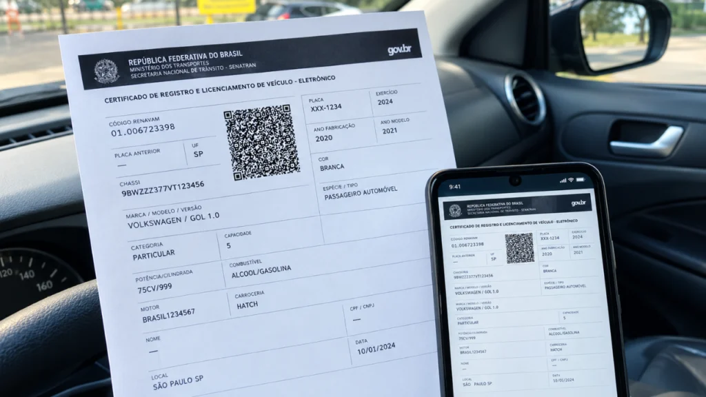 CRLV não foi emitido após o pagamento? Veja o que verificar antes de procurar o Detran