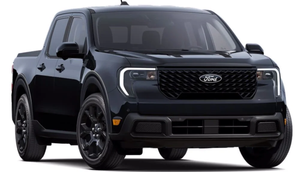Picape compacta Ford Maverick Black na cor preta