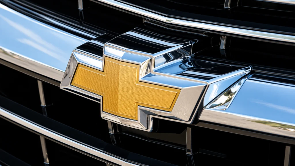 Imagem do logo de um carro chevrolet
