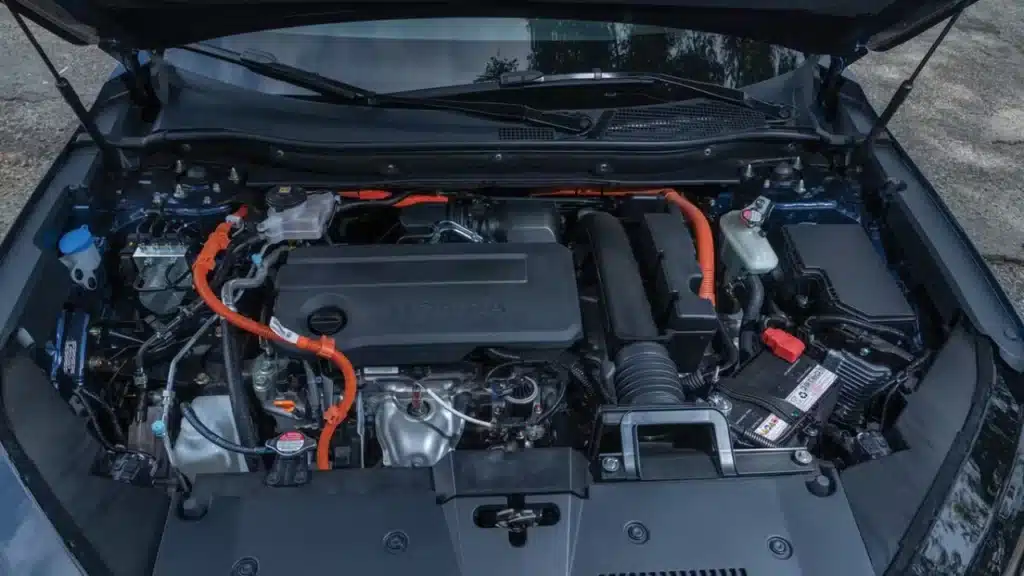 Foto de uma bateria de carro elétrico da honda